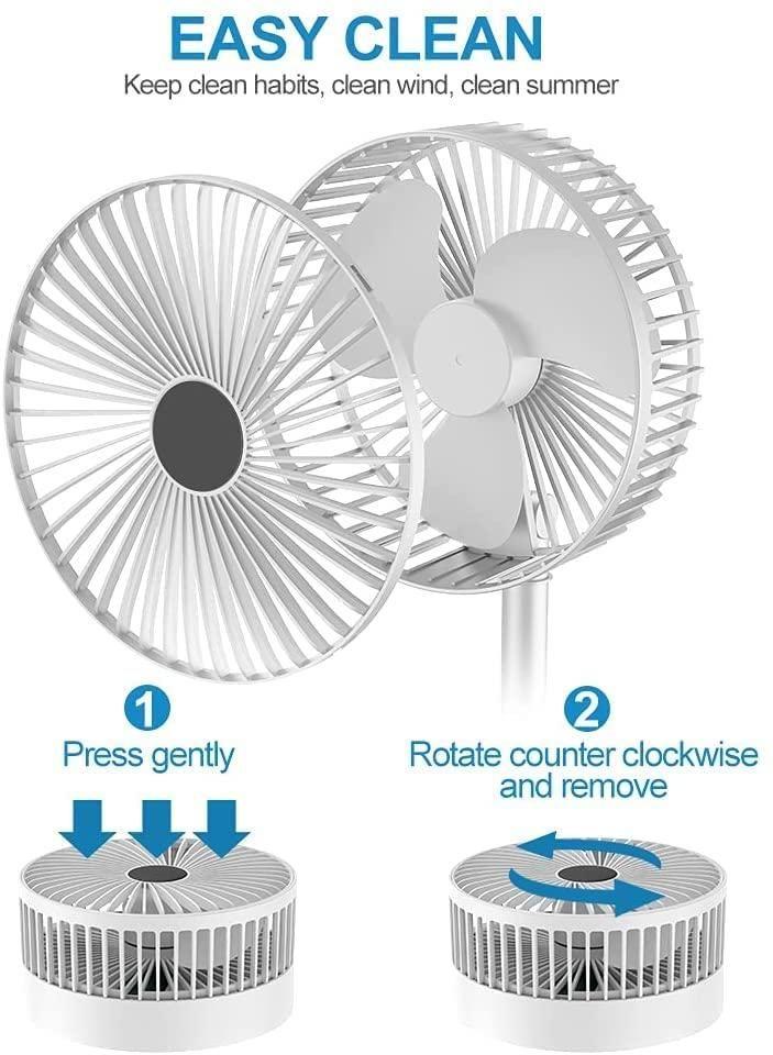 Powerful Rechargeable High Speed Table Desk Gaming Fan